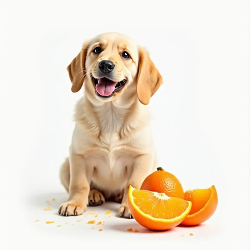 Snacks congelados de mandarina para perros en forma de huella