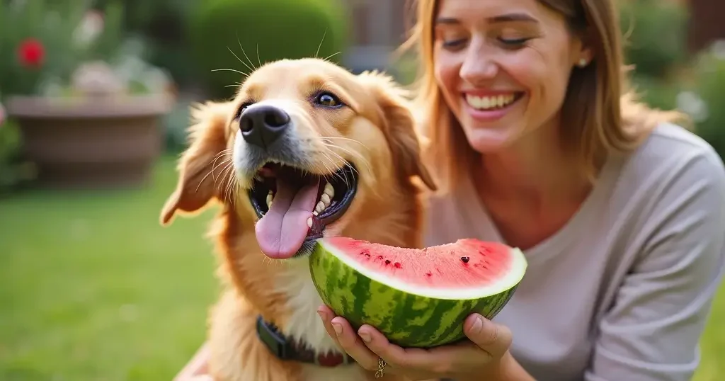 Los perritos pueden comer sandía de forma segura y disfrutarla en días calurosos.